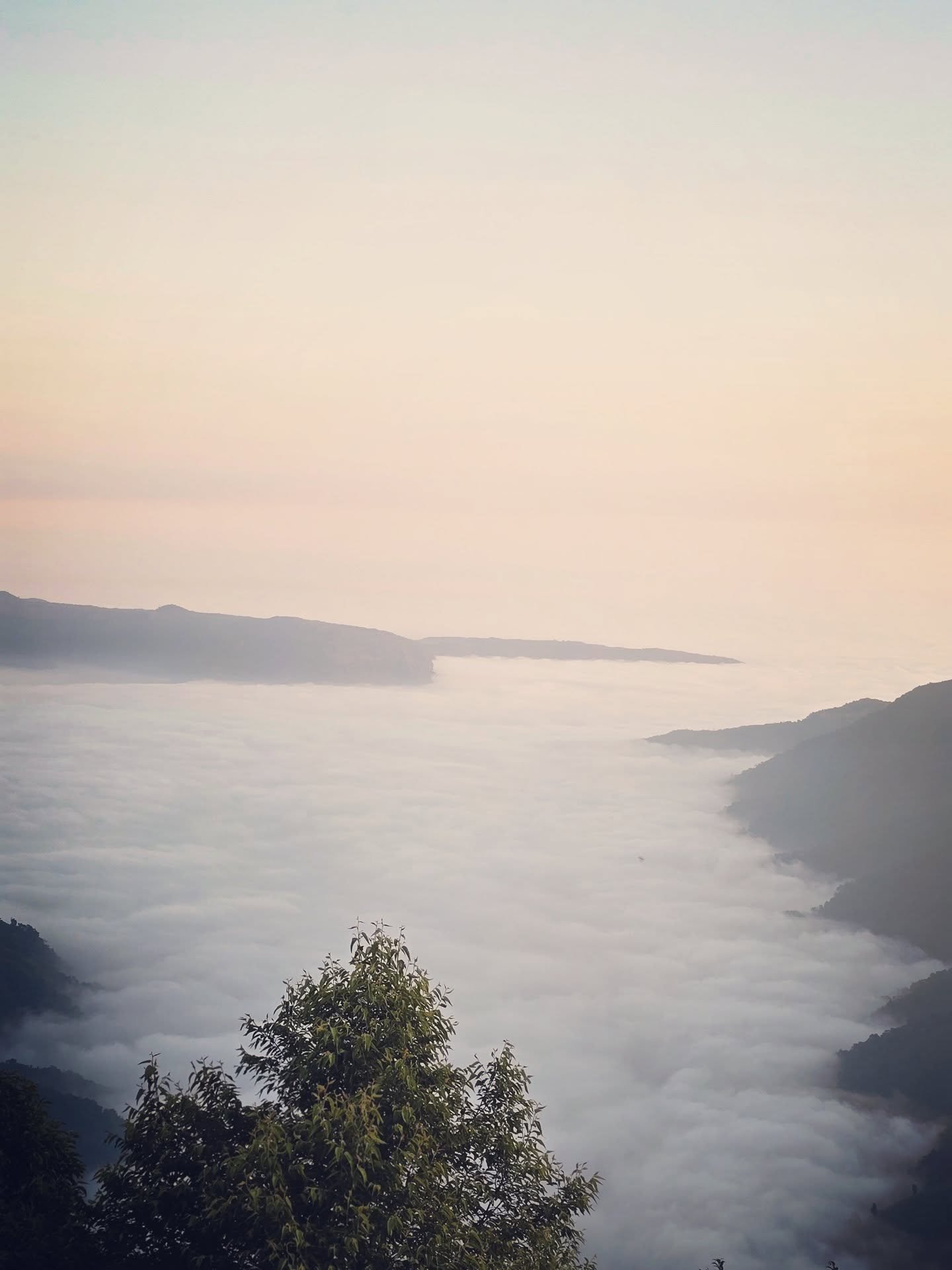 Sea of clouds at Cherrapunji — Meghalaya, the Abode of Clouds